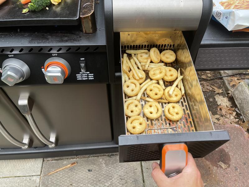 Found this blackstone/Air fryer combo in the clearance aisle at my